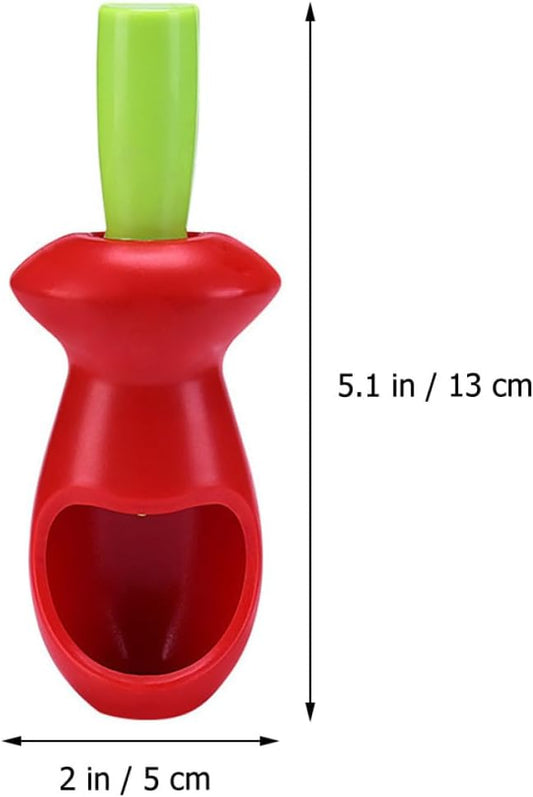 Angoily Cherry Pitter and Olive Pitter Tool, Plastic Compact Fruit Core Remover for Kitchen and Daily Use, Cherry and Olive Seed Remover Suitable for Cooking and Baking