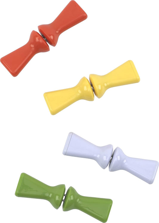 GoodCook Everyday 8 pc Corn Holders with Interlocking Skewers, Steel, 4 Pairs, Assorted Colors