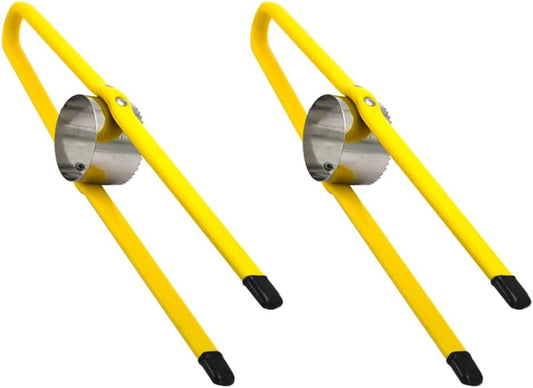 Happyyami Corn Strippers 2-Pack Portable Corn Peelers Stainless Steel Kernel Cutter Tool for Fresh and Dry Easy Removal Compact Kitchen Gadget 10.62In