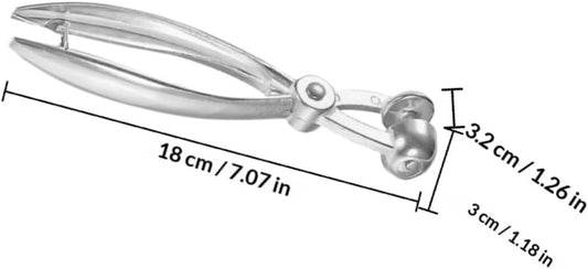 Toyvian Cherry Pitter and Olive Pitter Stainless Steel Multi-function Fruit Pit Remover Tool for Dates, Cherries, and Olives, Manual Kitchen Corer for Home and Cooking Use