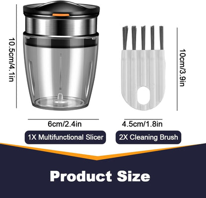 2026 Upgraded Strawberry Slicer, Fruit Slicer Cup for Eggs, Banana,Kiwi, Stainless Steel Strawberry Cutter, Dishwasher Safe, Quickly Makes Fruit & Veggie Salad - Must Have Kitchen Gadget