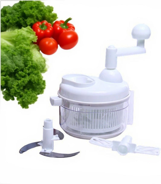 Manual Food Chopper - Vegetable Manual Quick Chopper, Easy-Clean Food Dicer, Suitable for Vegetables, Meat, Fruit, Nuts, Herbs, Onions, Salsa, and More - Multi-Function Manual Food Processor