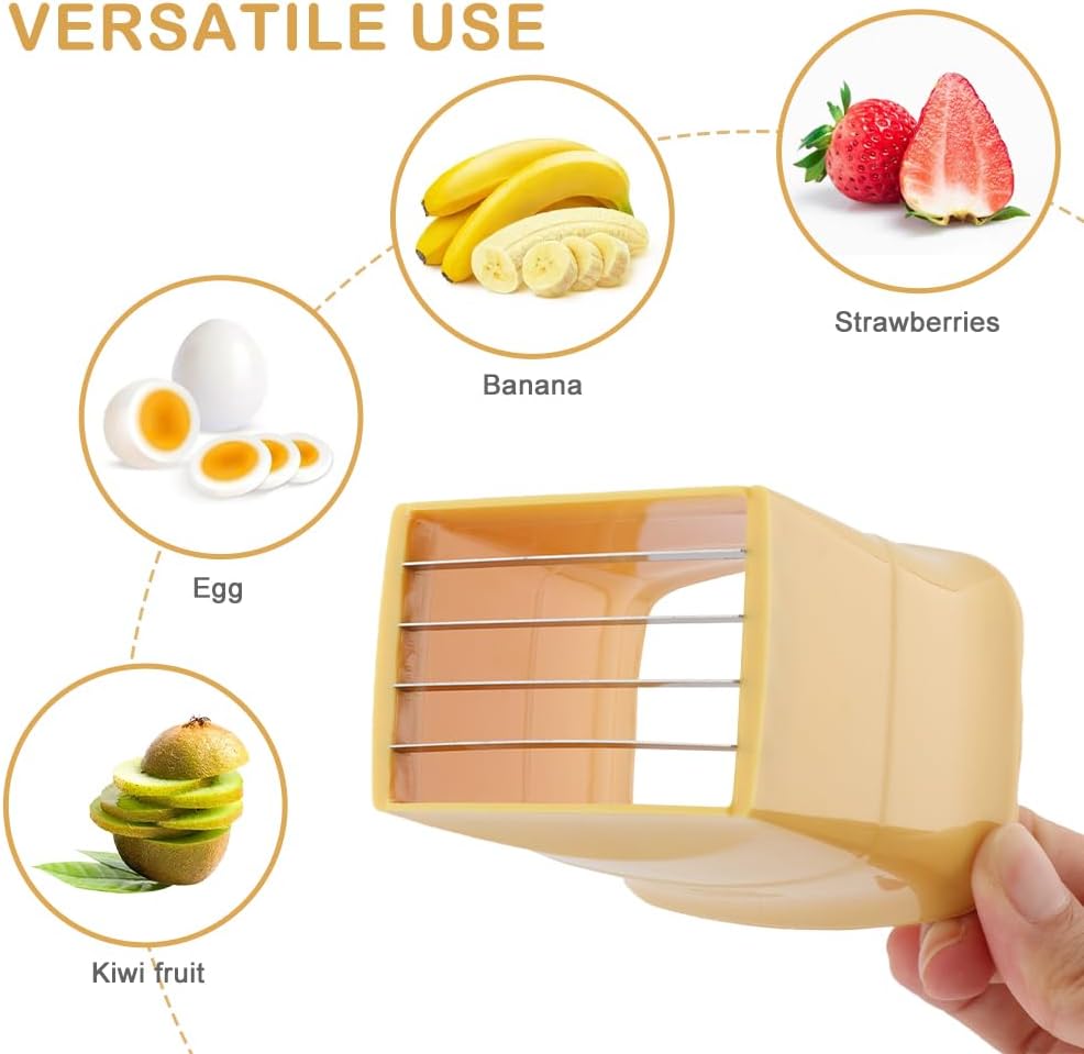 3Pcs Strawberry Slicer Cup with 2 Forks, Fruit Slicer Cup for Strawberry Egg Banana Mushroom Cucumber Kiwi and Veggie Salad Speed Cutter (SIZE:5pcs)