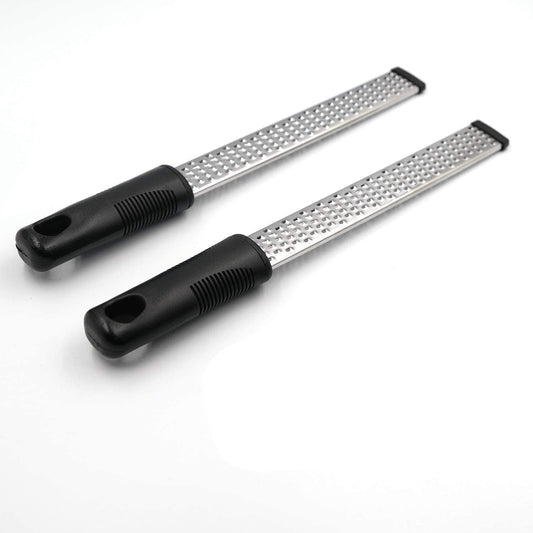 Mayata 2set Stainless Steel Lemon Zester Fruit Peeler Citrus Cheese Grater — Cheese Lemon, Ginger, Garlic, Nutmeg, Chocolate, Vegetables, Fruits