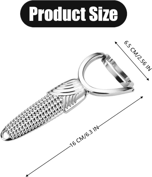 1 Pcs Corn Peeler Sturdy Alloy Corn Cob Peeler with Anti-skid Handle ＆ Stainless Steel Blade for Kitchen Tool
