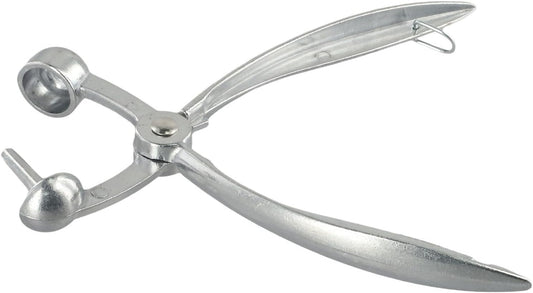 Pitter Olives, for Red Dates Aluminum Alloy Fruit Corer with Easy Squeeze Design, No Blades, Dishwasher Safe, for Compact Storage, Silver (7.1 in)