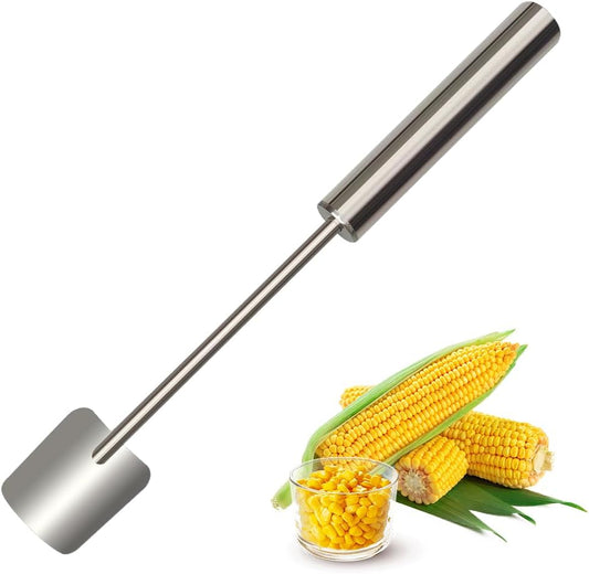 Corn Cob Stripper, 2026 New Corn Peeler for Corn on The Cob, Easy to Use Stainless Steel Corn Cob Peeler Cob Thresher Peeler for Quick Corn Kernel Remover (1)