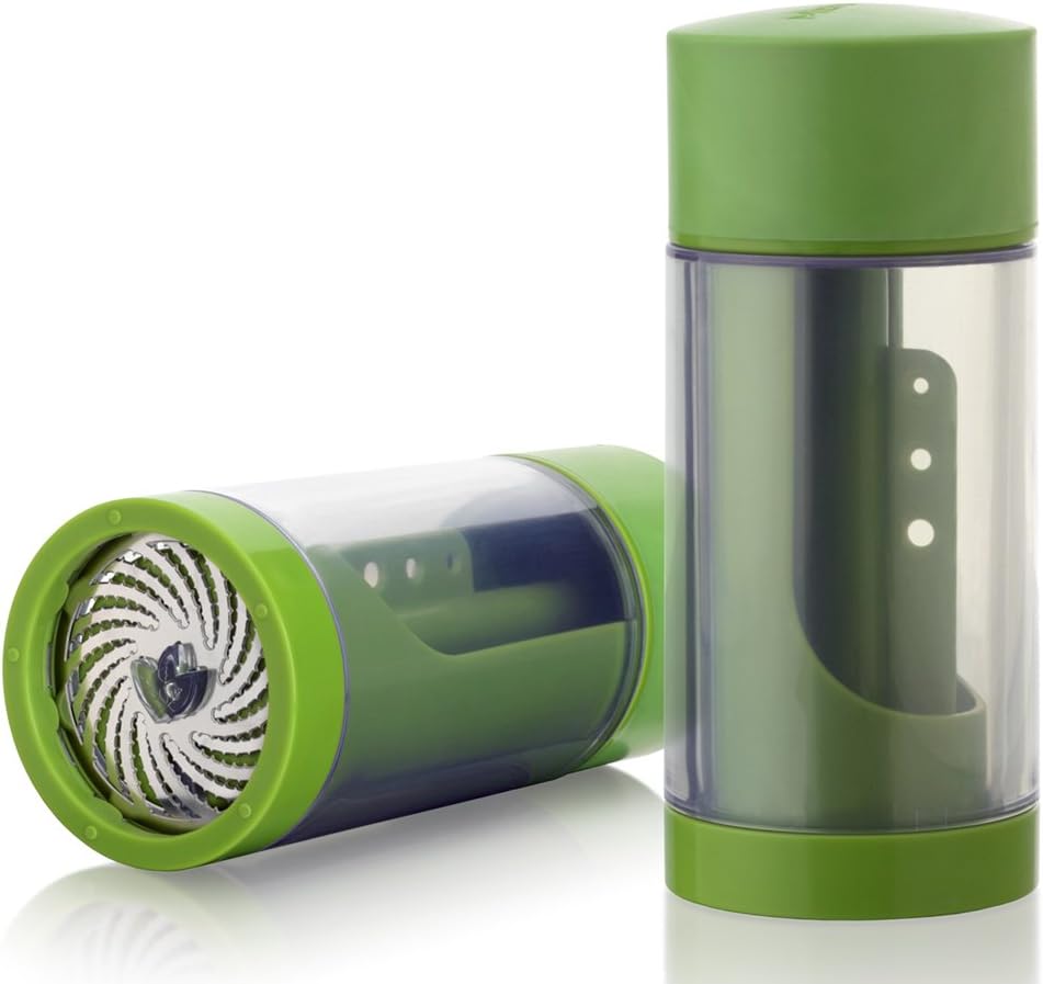 Microplane Herb Grinder and Leaf Stripper Seasoning Herb Mill (Stainless Steel)