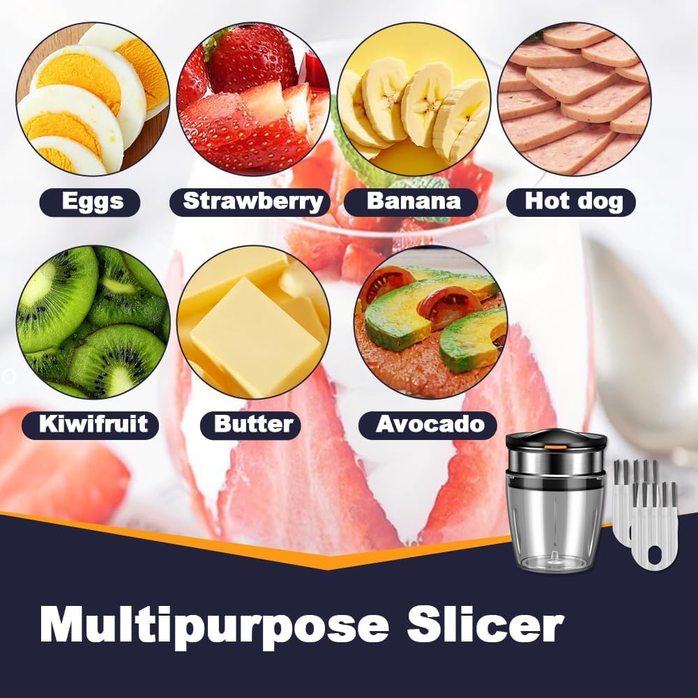 2026 Upgraded Strawberry Slicer, Fruit Slicer Cup for Eggs, Banana,Kiwi, Stainless Steel Strawberry Cutter, Dishwasher Safe, Quickly Makes Fruit & Veggie Salad - Must Have Kitchen Gadget