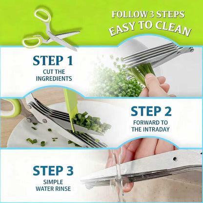 Pottery Herb Stripper Bowl Set – 2 Piece, Including 5-Blade Stainless Steel Herb Cutter Scissors, Herb Stripping Tool & Handmade Pottery Herb Stripper Bowl, For Stripping Leaves and Rhizomes (White)