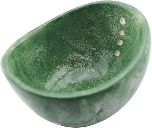 TAODAN Herb Stripper Bowl Salad Specific Cooking Ceramic Kitchen Preparation Tool Adjustable Four Holes Design