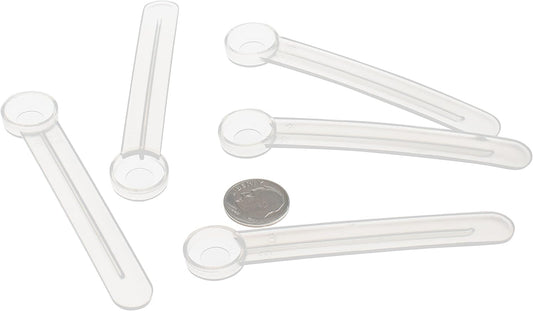 1/8 teaspoon scoop (1/8 teaspoon measuring spoon) plastic | FitPowders (5, Clear)