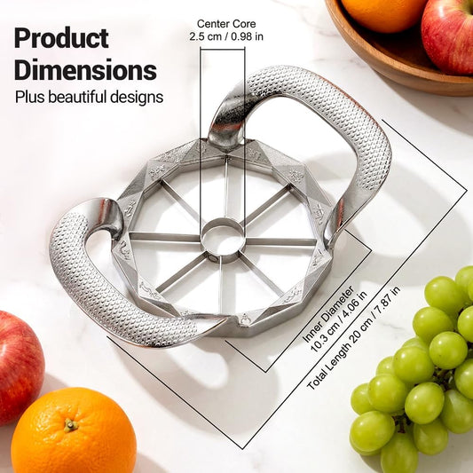 2026 New Stainless Steel Apple Corer Slicer, 8/12 Sharp Blades, Easy to Use & Time-Saving for Home Kitchen Fruit Prep (8 Blade)