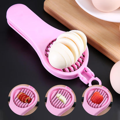 Strawberry Slicer Cherry Pitter 2 in 1, Fruit Slicer Strawberry Cutter Slicer Stainless Steel Fruit Cutter for Hawthorn/Red Date/Olives/Strawberries/Tomatoes