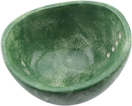 TAODAN Herb Stripper Bowl Salad Specific Cooking Ceramic Kitchen Preparation Tool Adjustable Four Holes Design