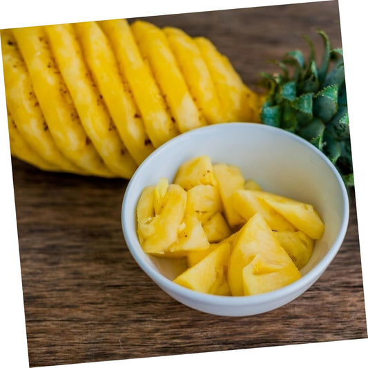 SHOWERORO 6 Pcs Stainless Steel Pineapple Corer and Slicer Efficient Pineapple Peeler and Cutter for Pineapple Chunks at Home Silver