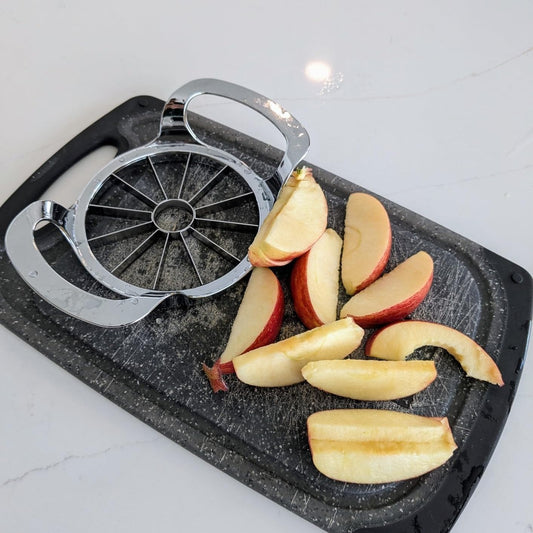 Apple Slicer and Corer - 12 Blade Extra Large, Stainless Steel Apple Cutter - Heavy Duty, Easy to Use, Kitchen Tool
