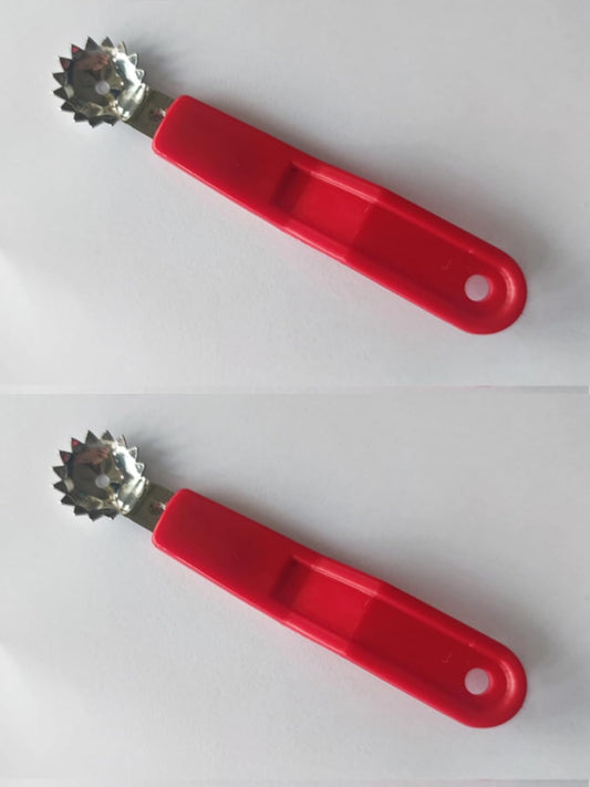 1 Pcs Tomato Huller Corer Stainless Steel Strawberry Stem (Red)