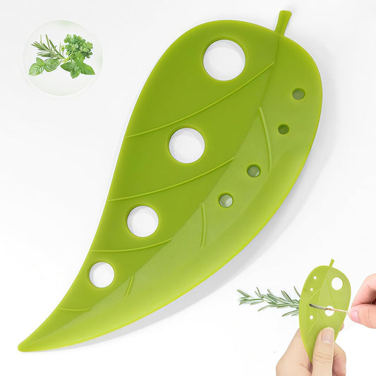 Premium Herb Stripper and Kale Remover Tool - Multi-Functional Leaf Peeler for Rosemary, Thyme, Chard and Greens - Ergonomic Kitchen Gadget for Fast Meal Prep