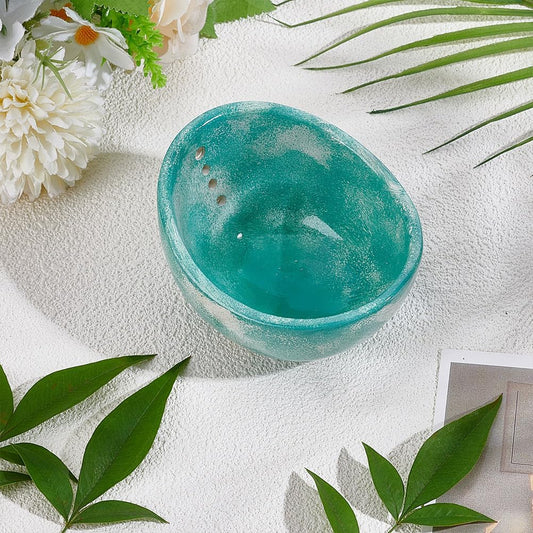 UNICRAFTALE Handmade Ceramic Herb Stripper Bowl White Pottery Herb Stripper Bowl 86.5x70mm Herb Pealer Leaf Stripping Tool Peeling Cup for Salads Cooking Peeling off the Leafy Assembly