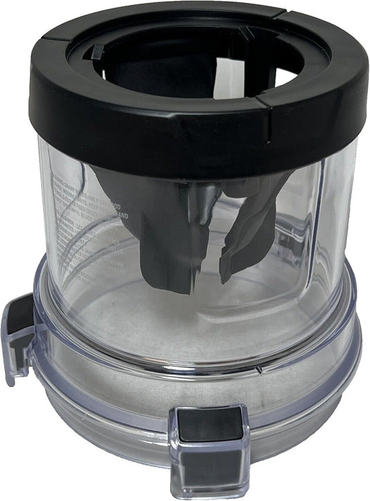 Spiralizer Food Pusher Chute Bowl for Ninja AMZ012BL NN210 NN210C NN210Q 4-in-1 Kitchen System Blender