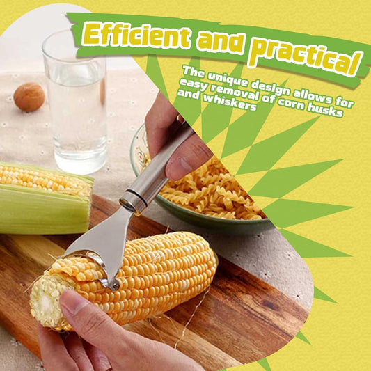 2 Packs Corn Peeler Stainless Stee Corn Cob Stripper Tool Corn Thresher from the Cob, Removes Corn Kernels From Corn Cobs
