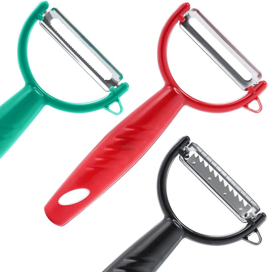 Vegetable Peeler Set, Potato Peeler Spiral Slicer, Veggie and Fruit Spiralizer Cabbage Shredder Tomato Peeler Veggie and Fruit Peeler Set
