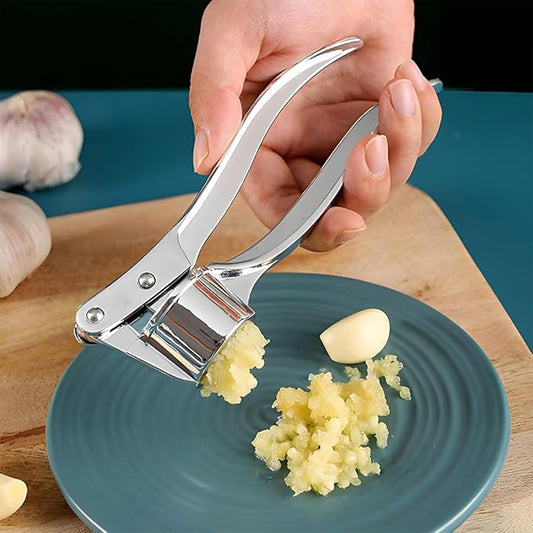 Garlic Press for Kitchen Heavy Duty Stainless Steel Press, Garlic Crusher for Easy and Efficient Presser Mincing
