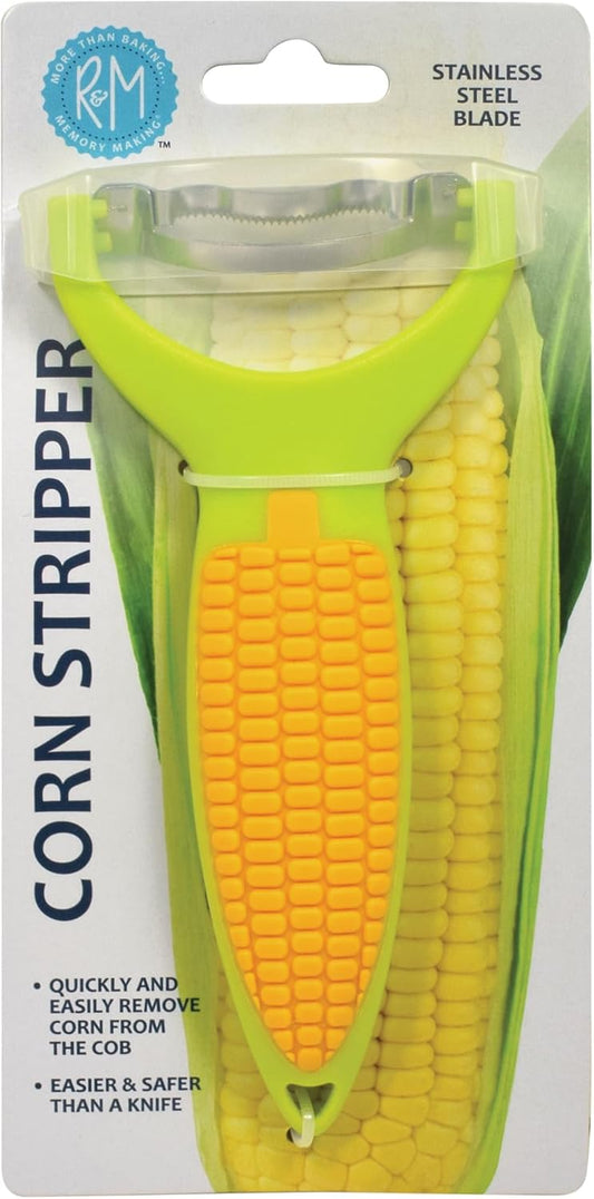R&M Corn Stripper, Corn Peeler with Stainless Steel Blade. Quickly and Easily Remove Corn from the Cob